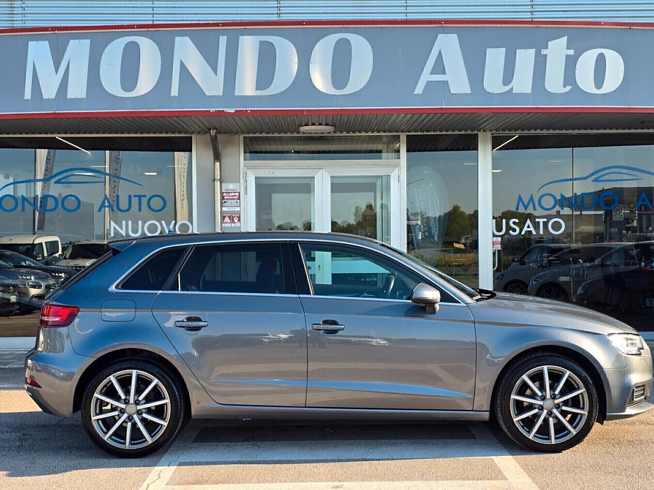 Audi A3 SPB 1.6 TDI 116 CV 2018 OK NEOPATENTATI