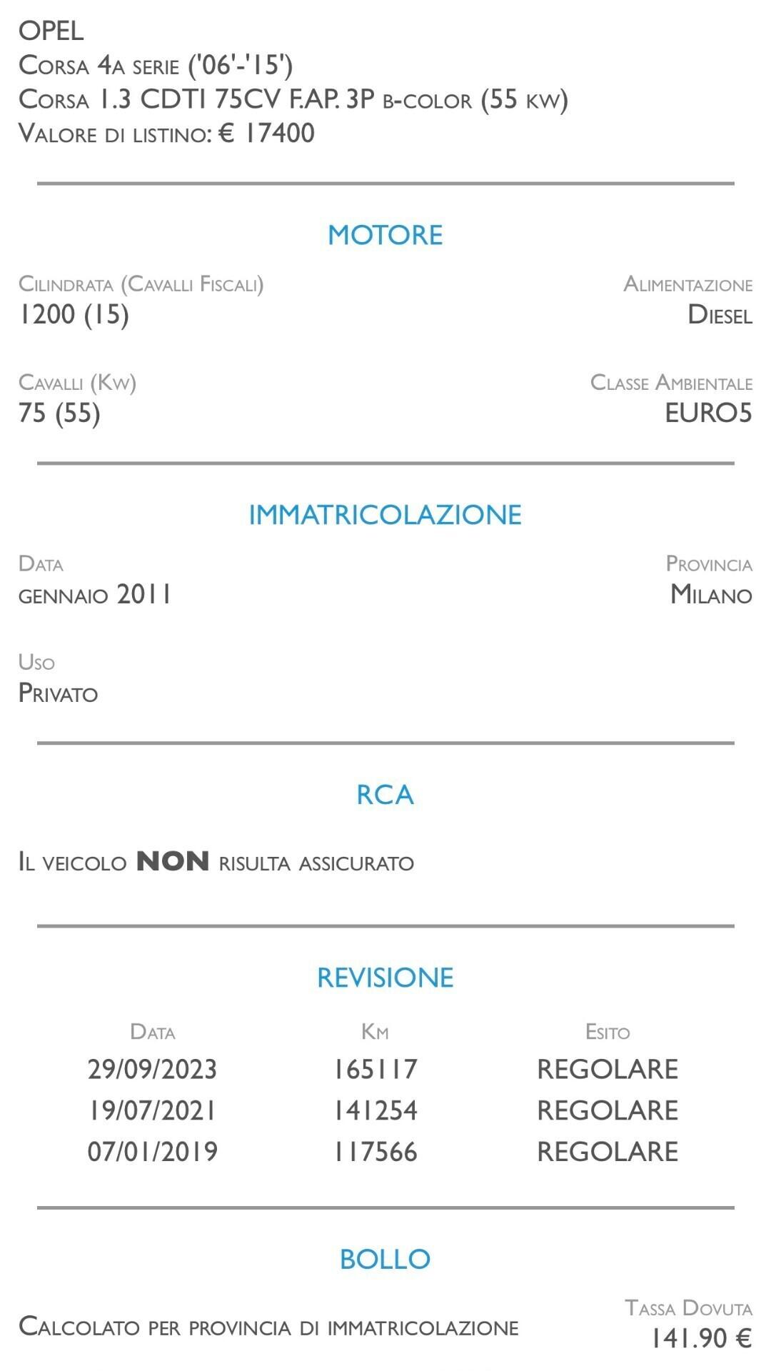 Opel Corsa 1.3 CDTI 75CV F.AP. 3 porte Elective - NEOPATENTATI
