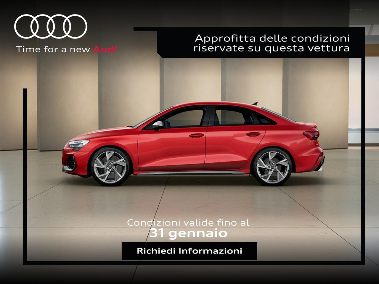 Audi S3 sedan 2.0 tfsi quattro s-tronic