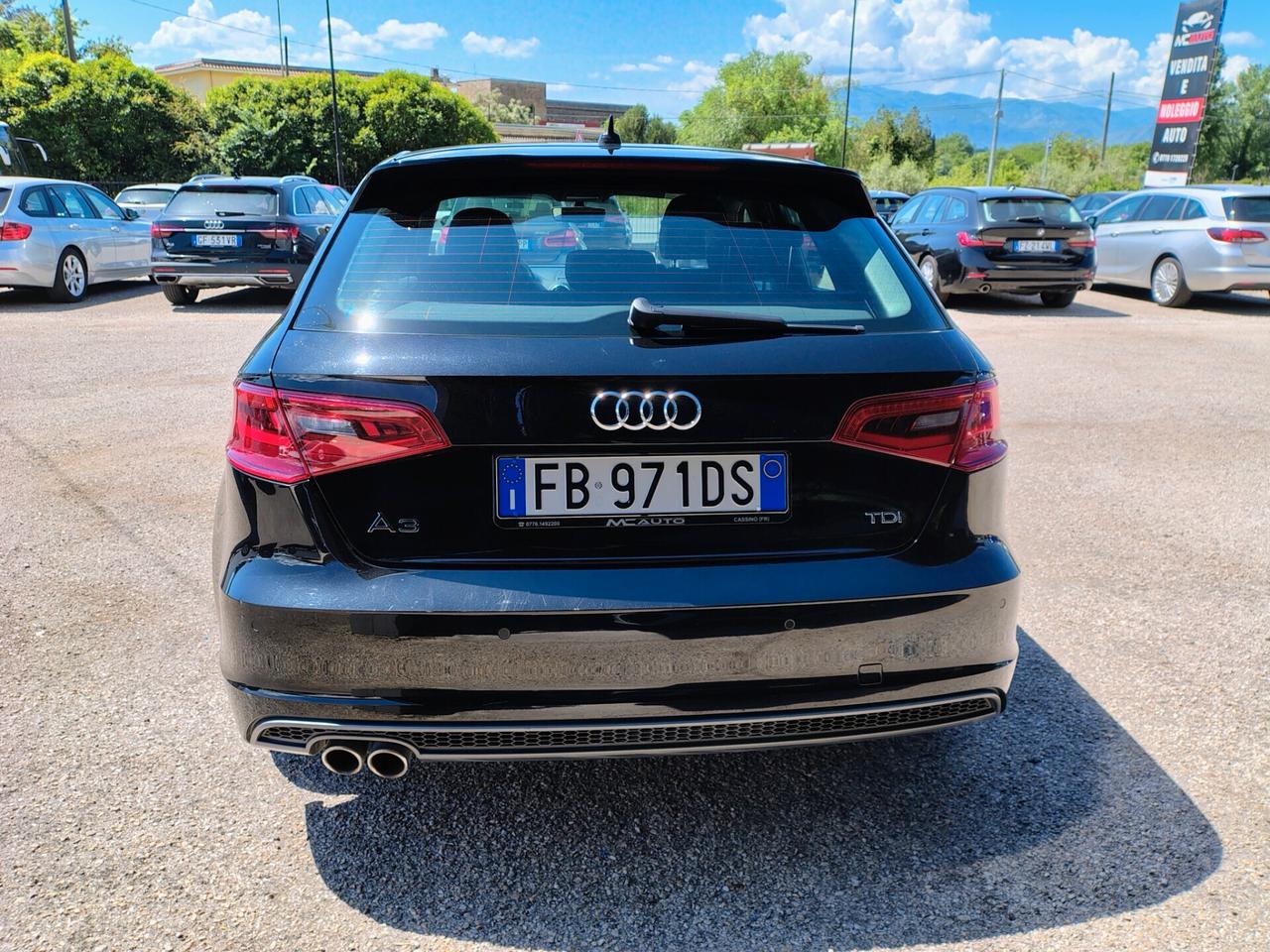 Audi A3 SPB 2.0 TDI 150 CV clean diesel S tronic S-LINE