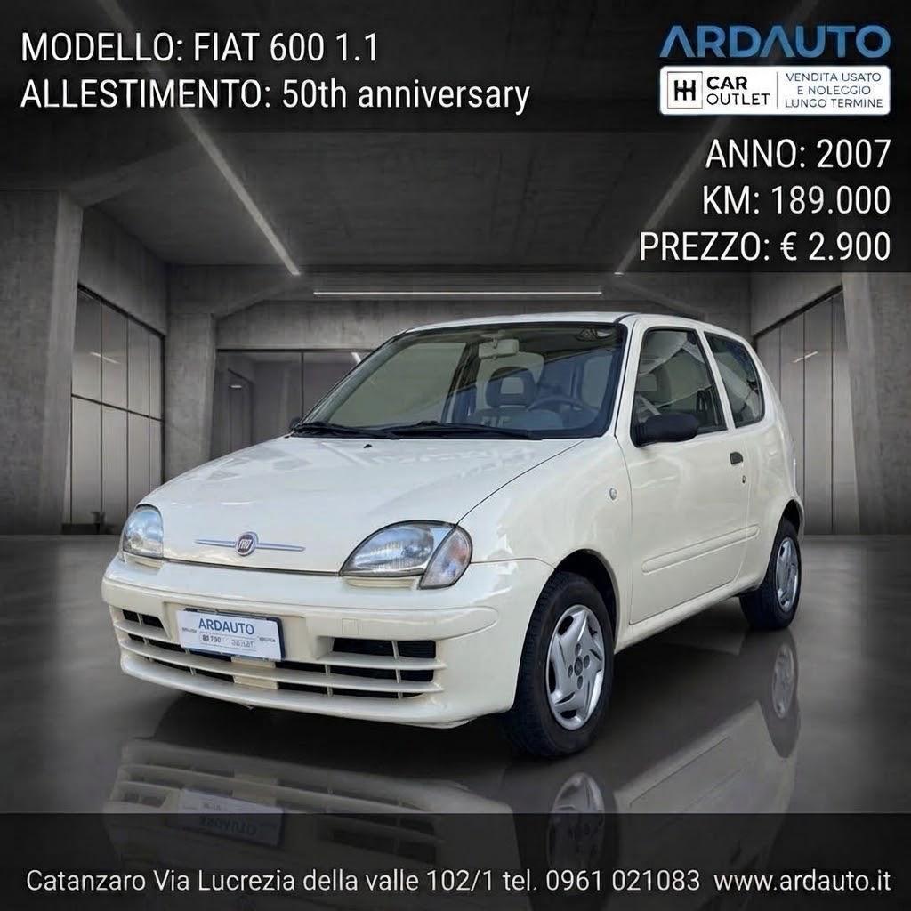 Fiat 600 1.1 50th Anniversary climatizzata