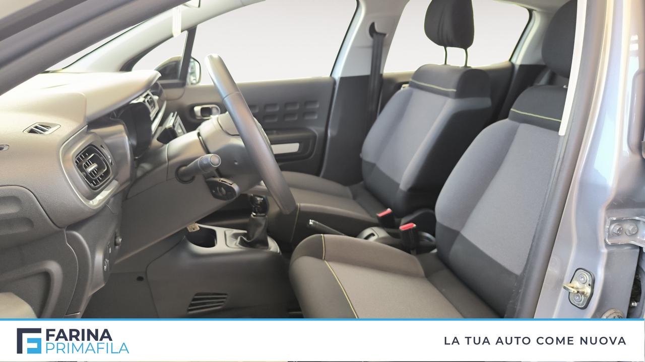CITROEN C3 III 2017 - C3 1.2 puretech Feel s&s 83cv neopatentati my18