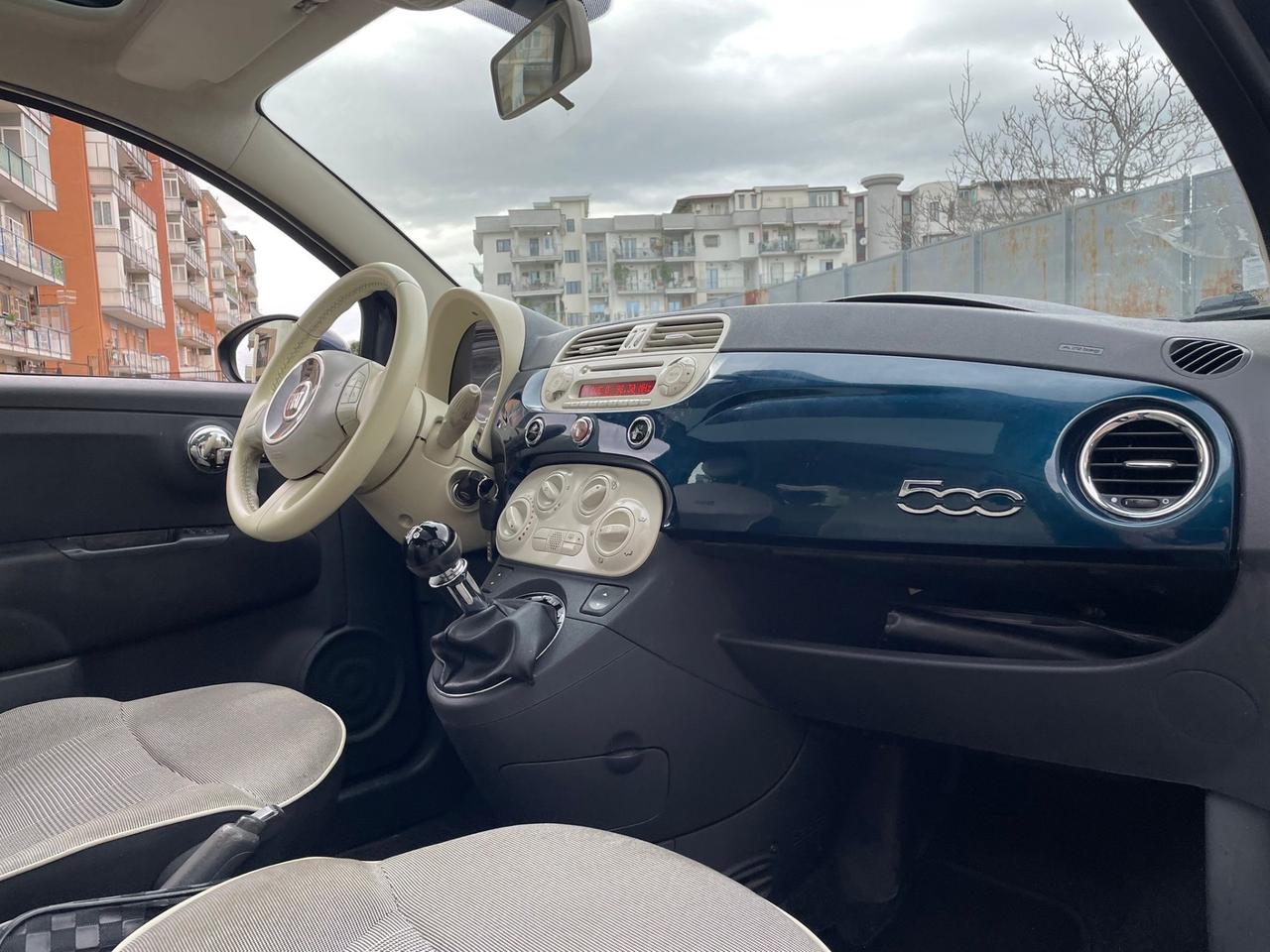 Fiat 500 Restayling 1.2Benz Full Lounge solo130milaKM