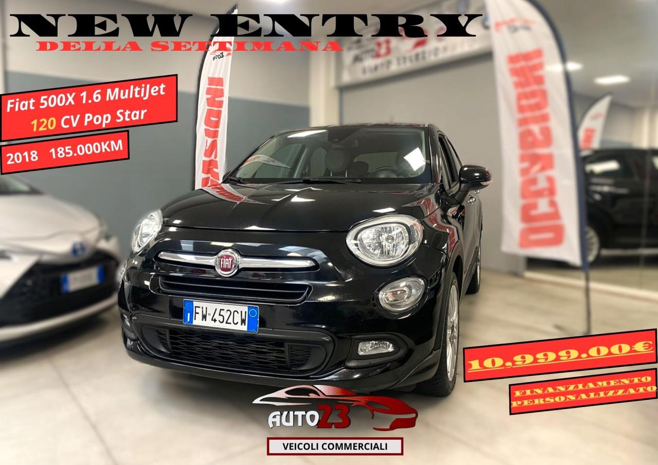 Fiat 500X 1.6 MultiJet 120 CV Pop Star