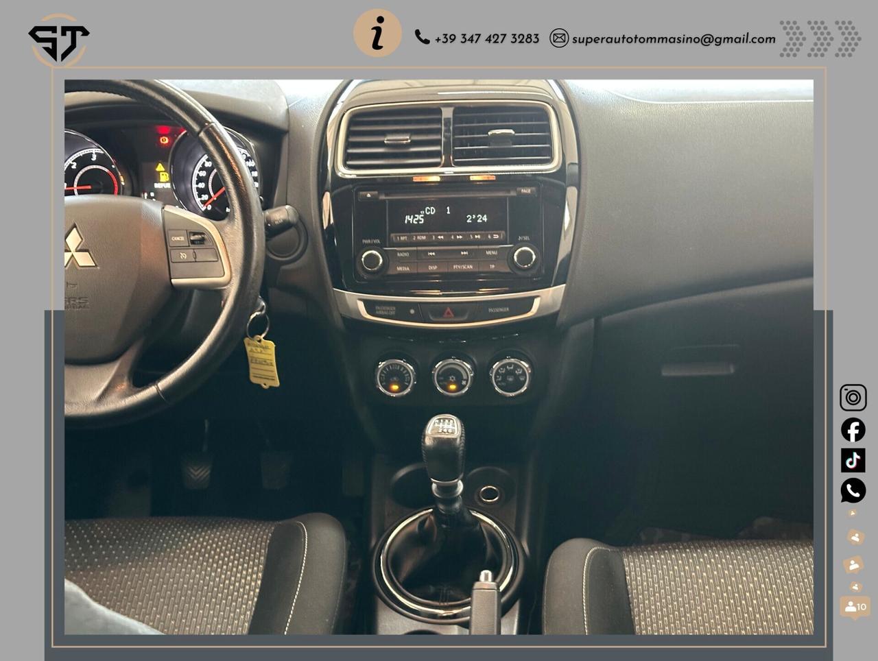 Mitsubishi ASX 1.8 DI-D 116 CV 2WD Intense Panoramic