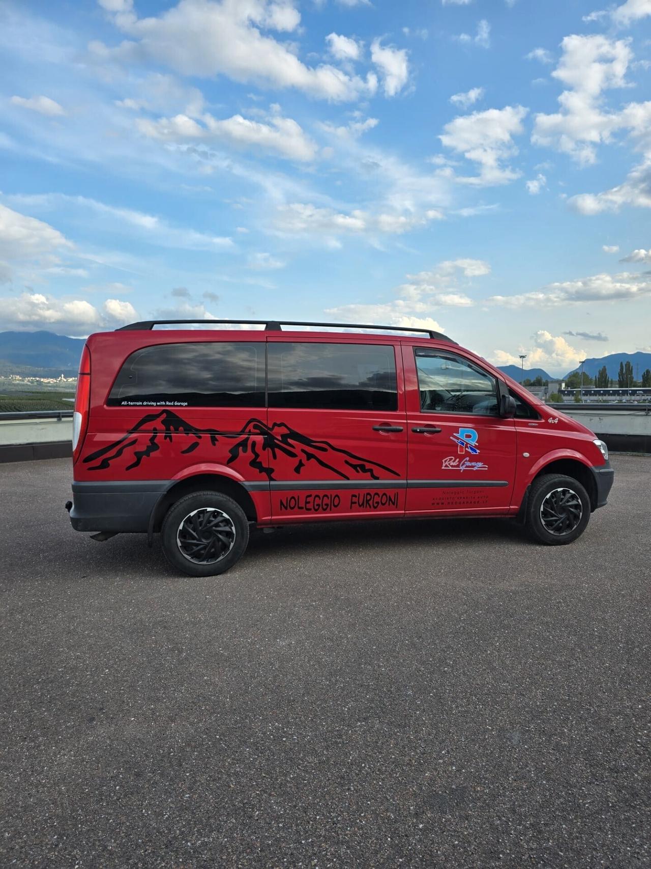 Mercedes-benz Vito 4x4 Furgone 8 POSTI NOLEGGIO