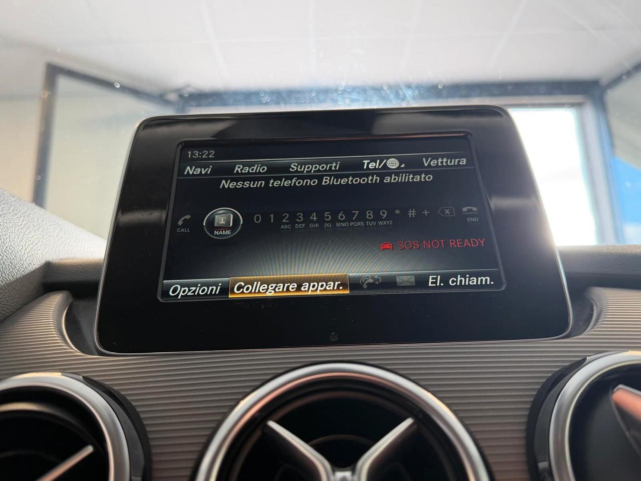 MERCEDES-BENZ CLASSE B160 SPORT 1.5 90CV NAVI OK NEOPATENTATI ANNO 2018