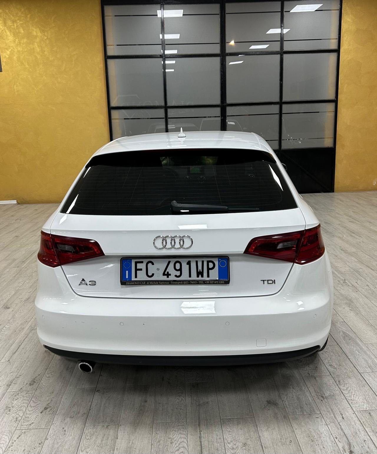 AUDI A3 1.6 Tdi 110 cv “NAVI/LED/VETRI OSC”-2016