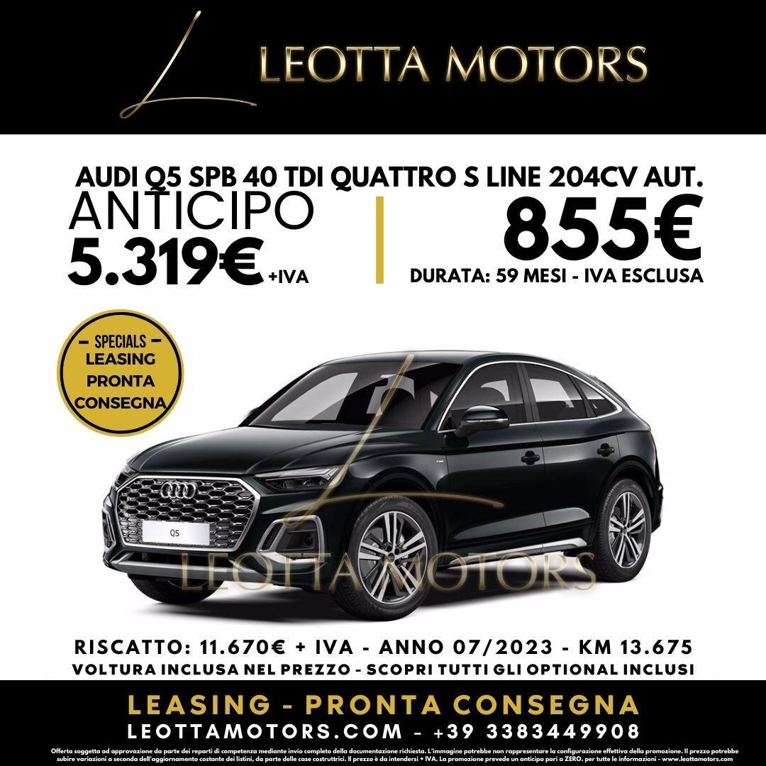 Audi Q5 40 TDI QUATTRO S LINE 204CV AUTOMATICO