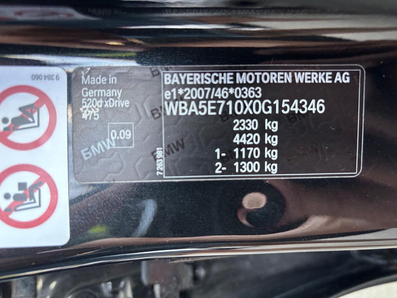 Bmw 520 d xDrive Luxury EURO 6b