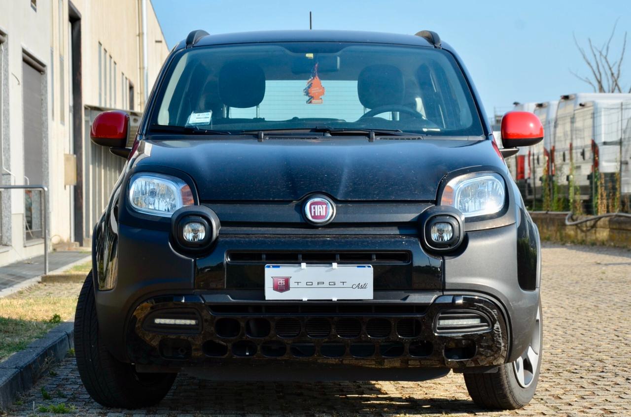 FIAT PANDA 1.0 FIREFLY 60cv MILD HYBRID CROSS, EURO 6D, APPLE - ANDROID, CLIMA AUTOMATICO, PERMUTE