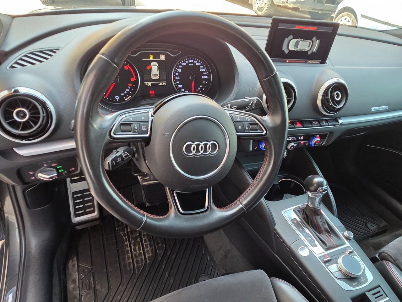 AUDI A3 S3 S-LINE 2.0 TDI 184 CV DA VETRINA KM CERTIFICATI