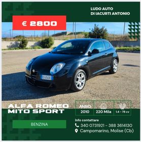 Alfa Romeo MiTo 1.4 78 CV Distinctive Sport Pack