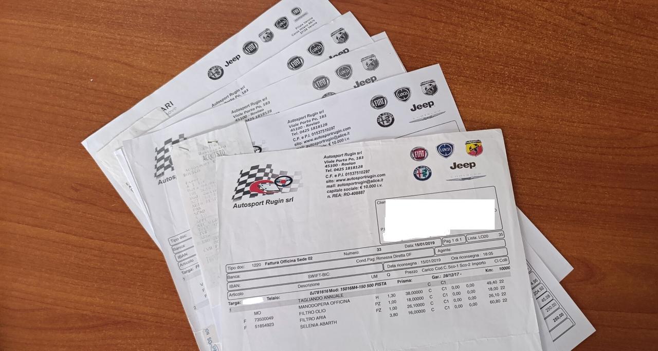 Abarth 595 1.4 Turbo T-Jet 160 CV Pista - Uniproprietario