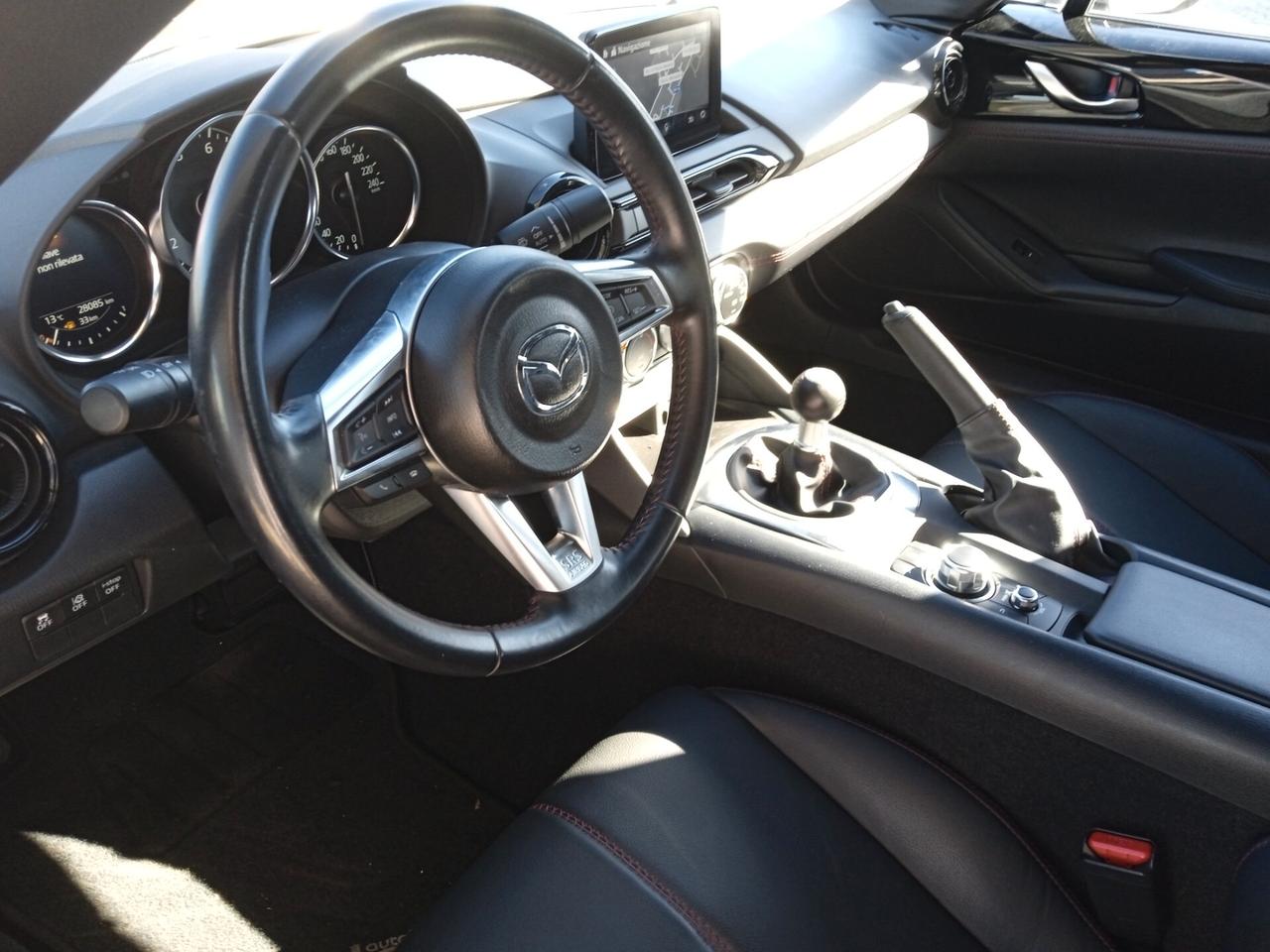 Mazda MX-5 RF SENS PARK 17" PELLE TOTALE NERA FULL LED CRUISE CONTROL SEDILI RISCALDATI PRONTA CONSEGNA