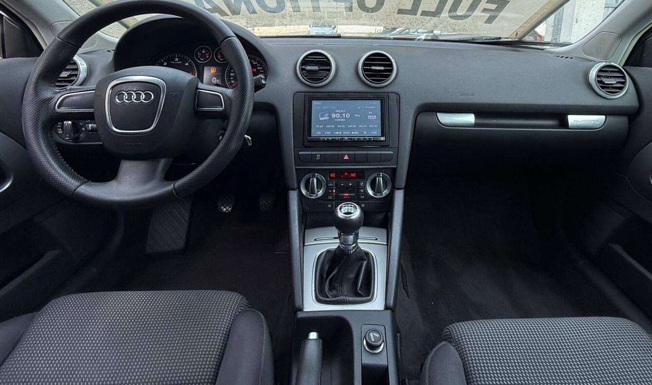 Audi A3 2.0 TDI 170 CV Quattro S-Line,Bluetooth,Climatronic Biz.,ecc.