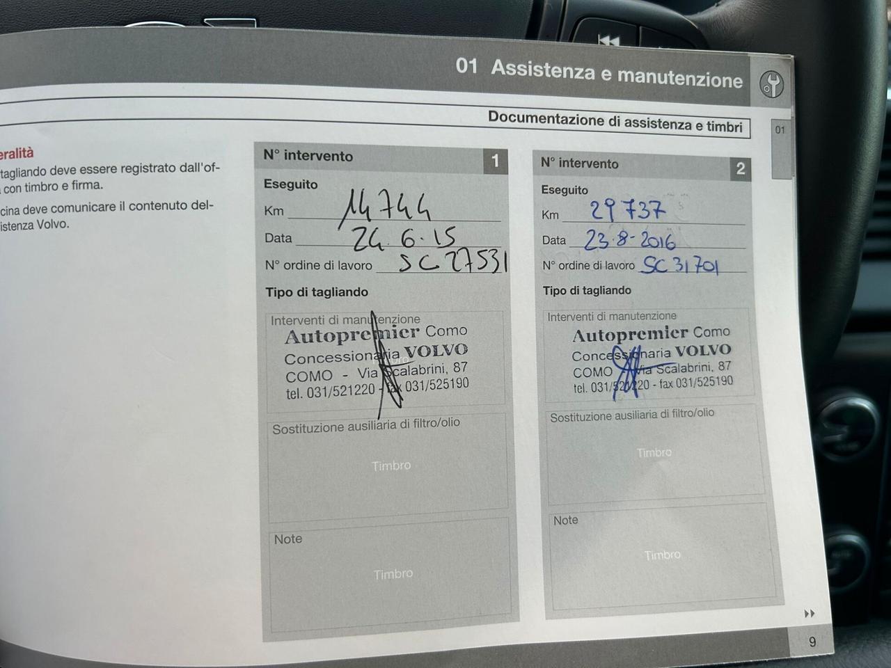 Volvo V40 D2 1.6 115 Cv Km 120.000-2014