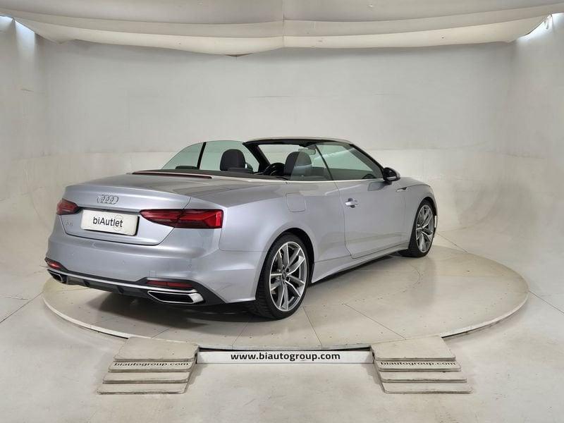Audi A5 II 2020 Cabriolet Diesel Cabrio 40 2.0 tdi S line edition 190cv s-tronic
