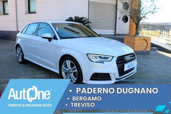 Audi A3 30 1.0 Tfsi 116cv Spb S Tronic Aut. S Line Navi Led Cerchi L. R18 Sportback