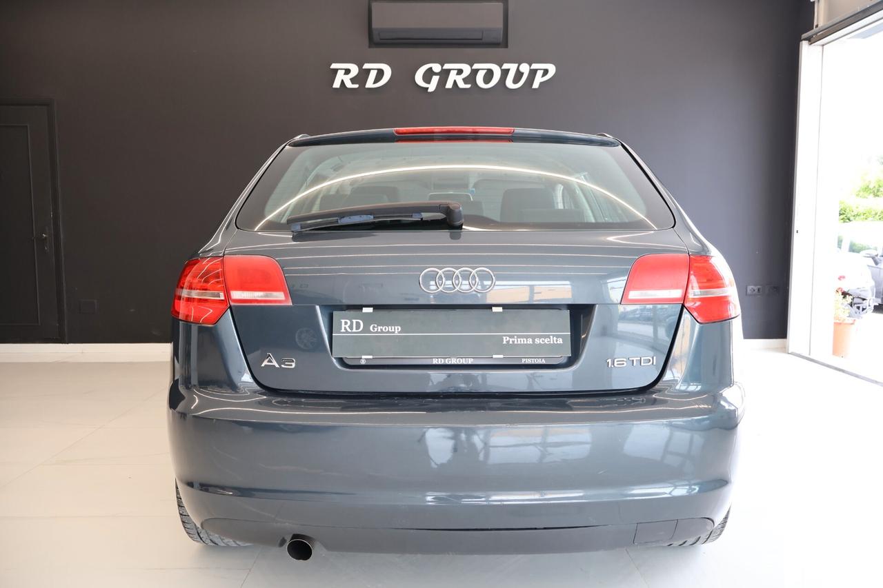 Audi A3 Sportback 1.6 TDI 105cv Attraction ok neop