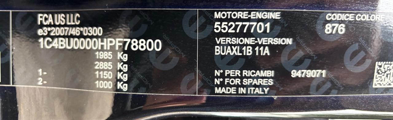 Jeep Renegade 1.4 T-Jet 120 CV GPL Longitude