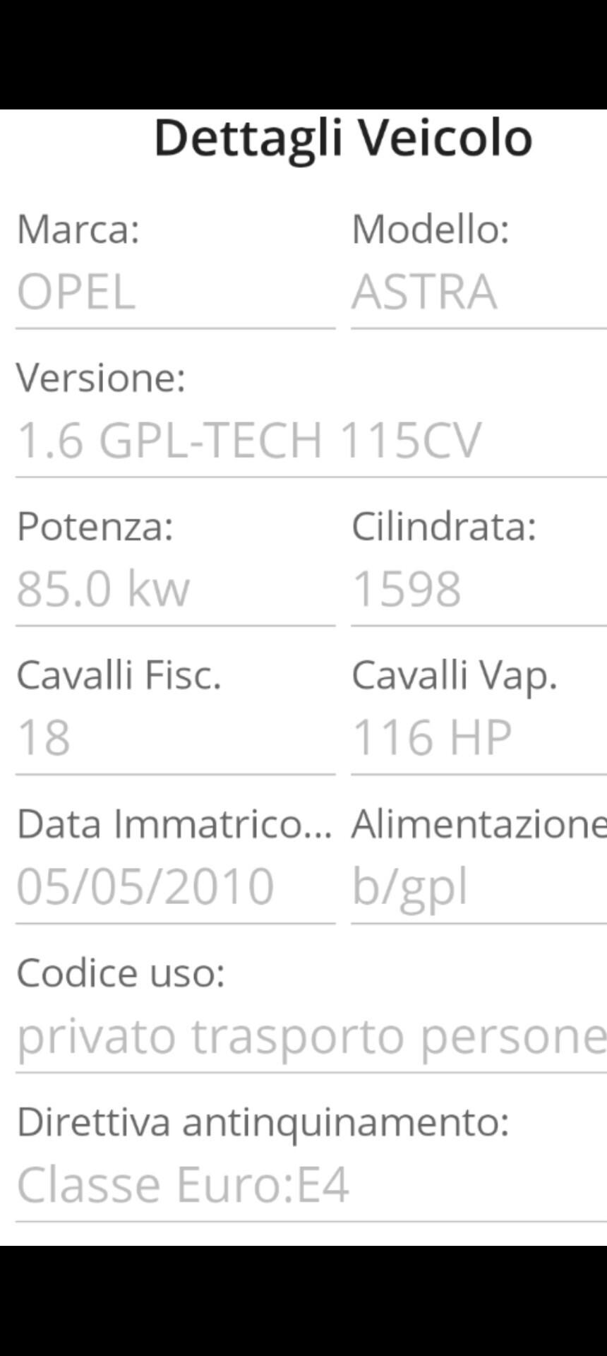 Opel Astra 1.6 16V GPL-TECH Station Wagon Edition