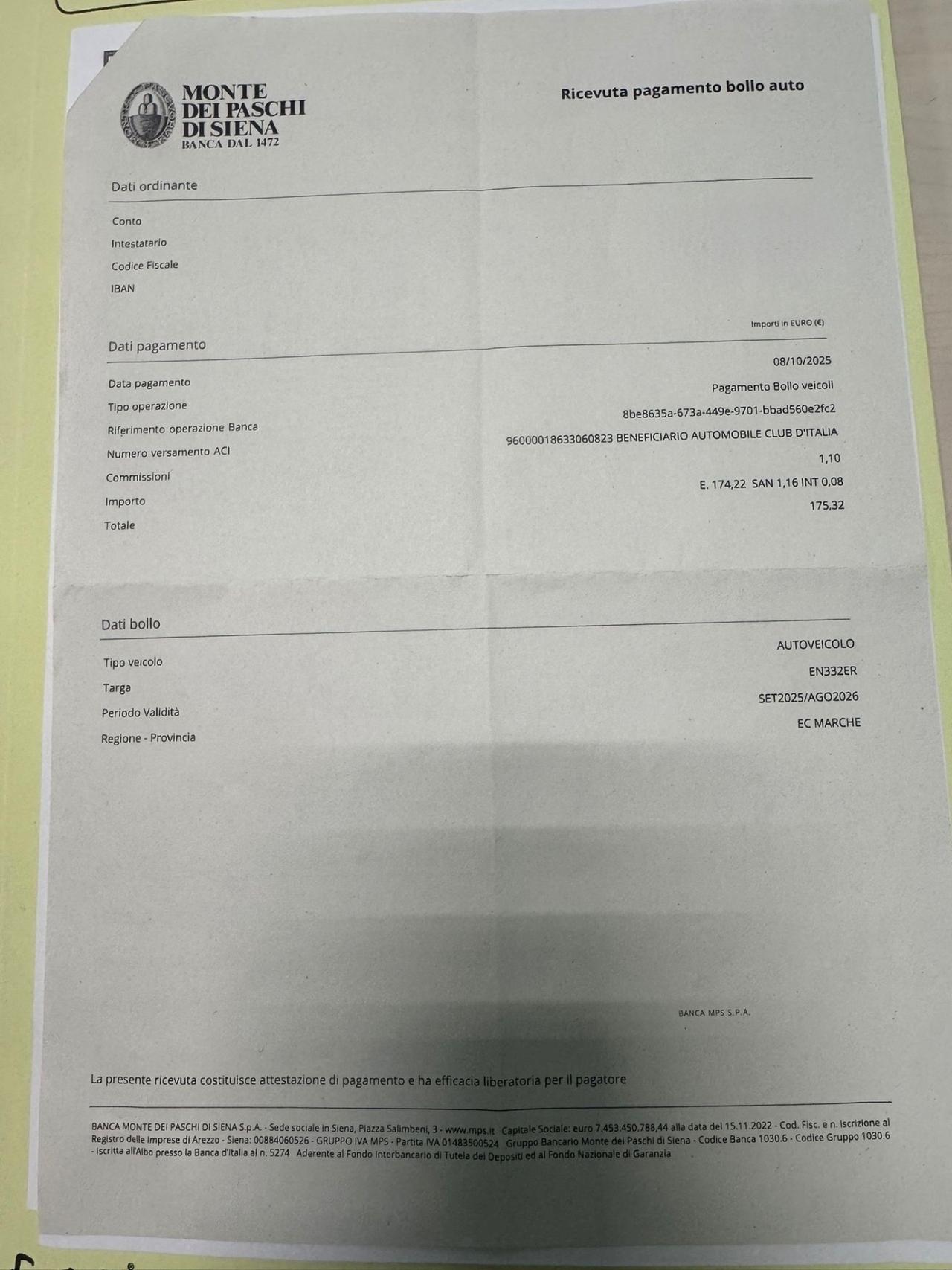 Fiat Panda natural power benzina metano NEOPATENTATi