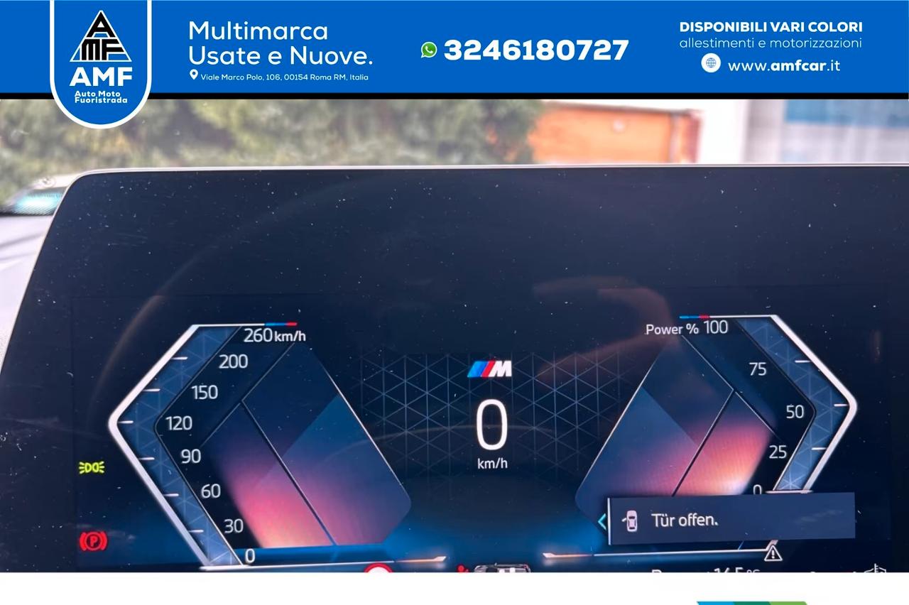BMW 118d, M Sport, Live Cockpit Plus, telecamera posteriore, DAB, 18"