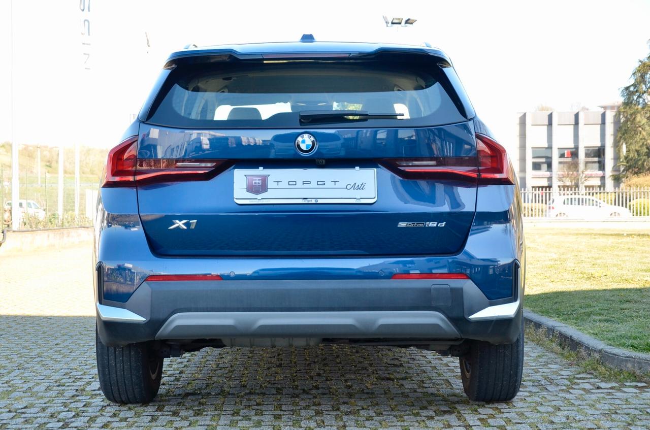 BMW X1 SDRIVE18d X-LINE 150cv AUTO, UNICOPROPRIETARIO, UFF ITALIANA, SERVICE BMW, EURO 6D, PELLE TOTALE, RETROCAMERA, PERMUTE