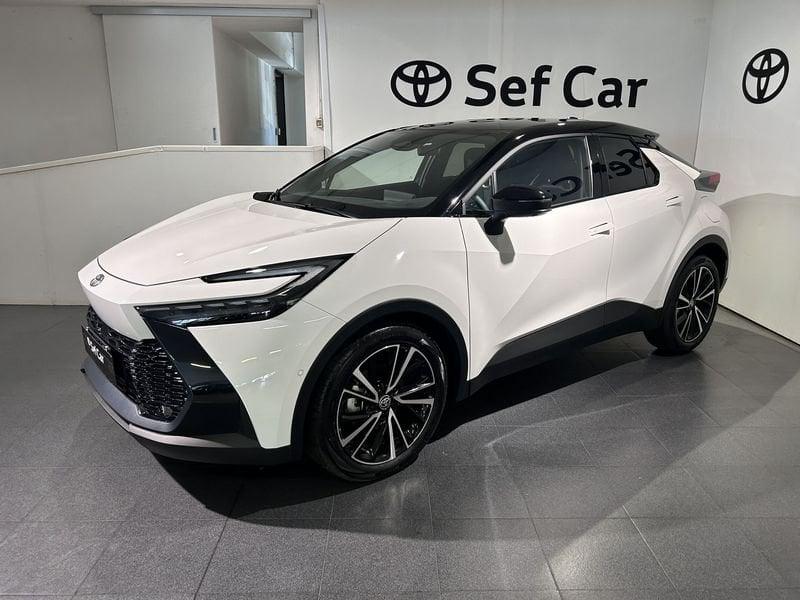 Toyota C-HR C-HR 1.8 HEV LOUNGE + ADVANCED PACK KM 0 WHITE/BLACK