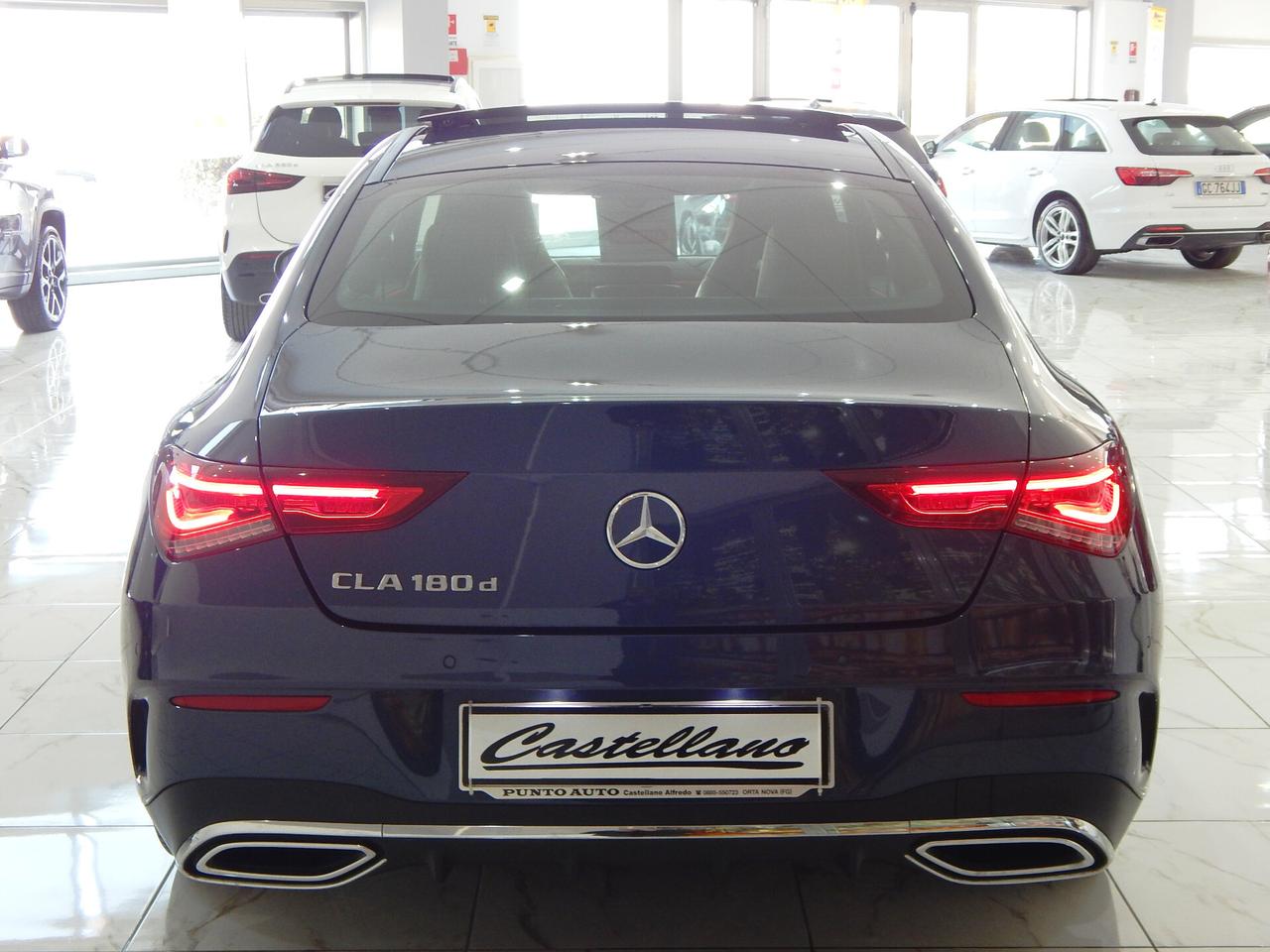 Mercedes-Benz CLA 180 d Coupe Premium AMG Aut. TETTO-NAVI-PELLE-PARK-LED