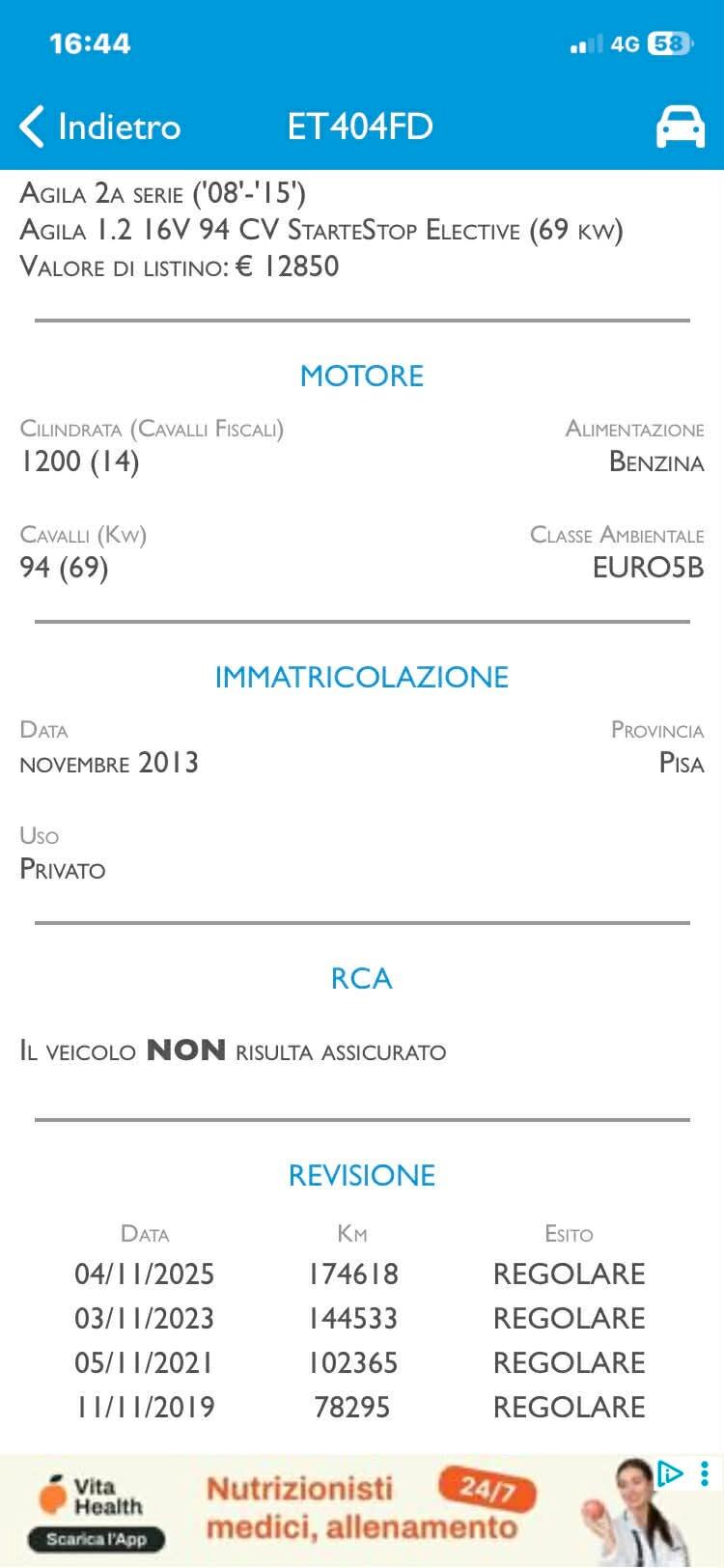 Opel Agila 1.2 16V 94 CV Adatta per Neopatentati