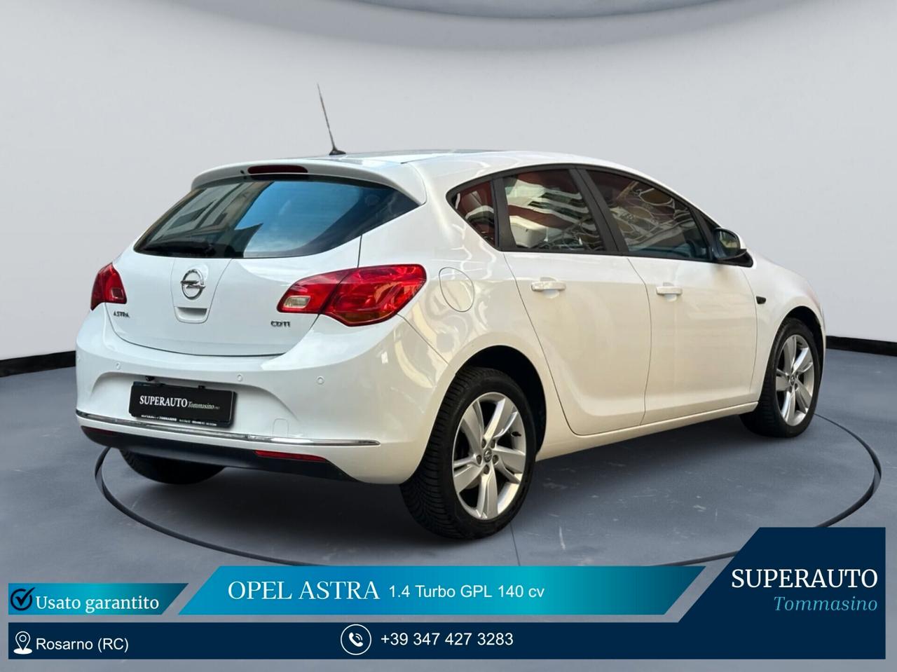 Opel Astra 1.4 GPL turbo 140 CV Tagliandata Opel