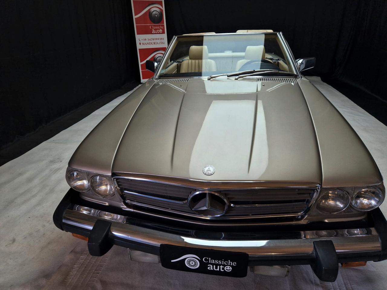 Mercedes-benz SL 560 anno 1987 certificata ASI con CRS