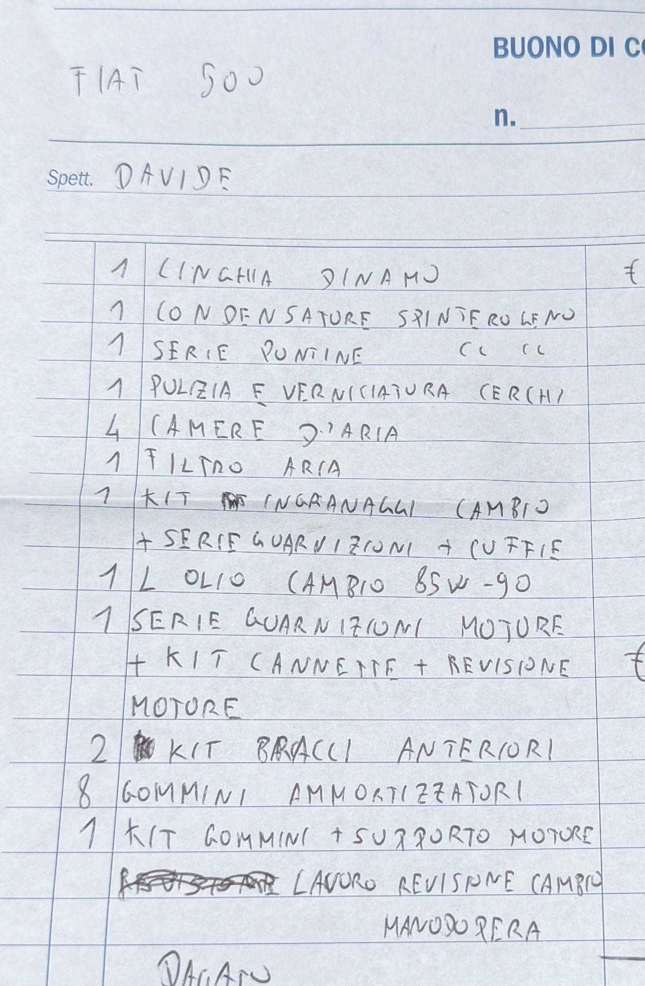 Fiat 500L 500 L anni 70