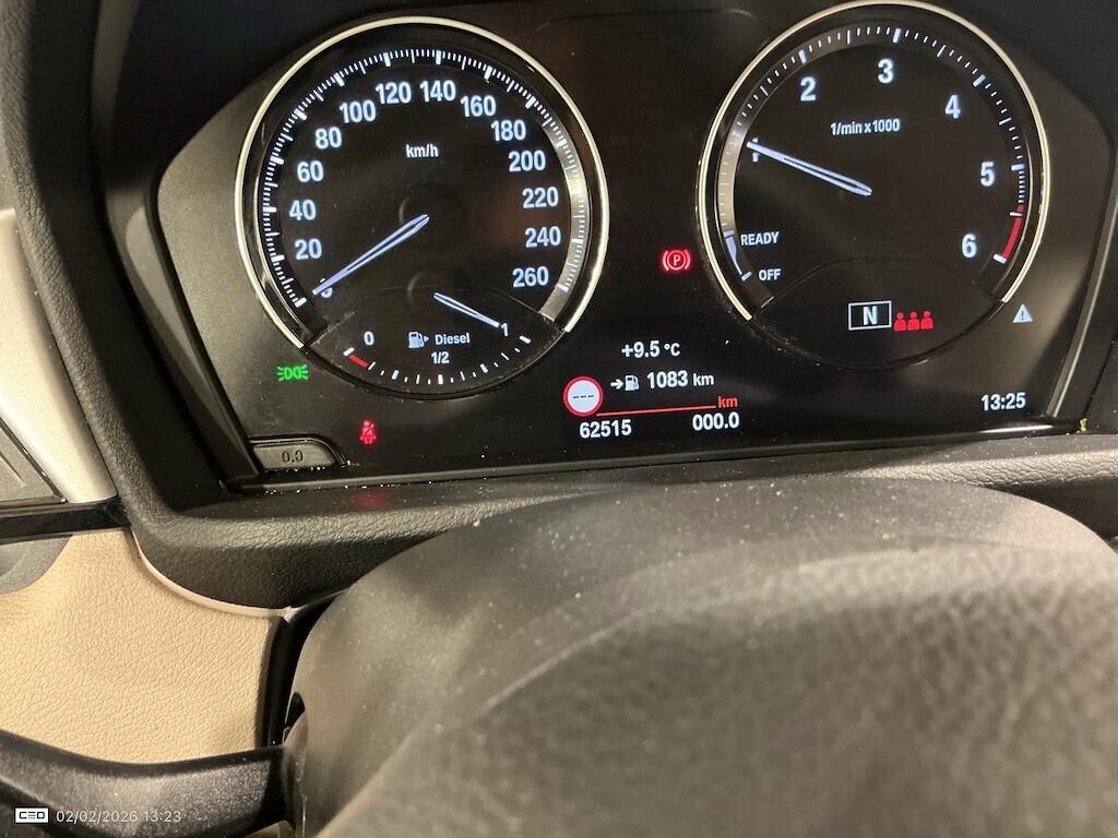 BMW X1 16D 115CV 6M. S-DRIVE BUSINESS ADVANTAGE ( FARI LED - NAVI - PELLE - PDC - CRUISE )