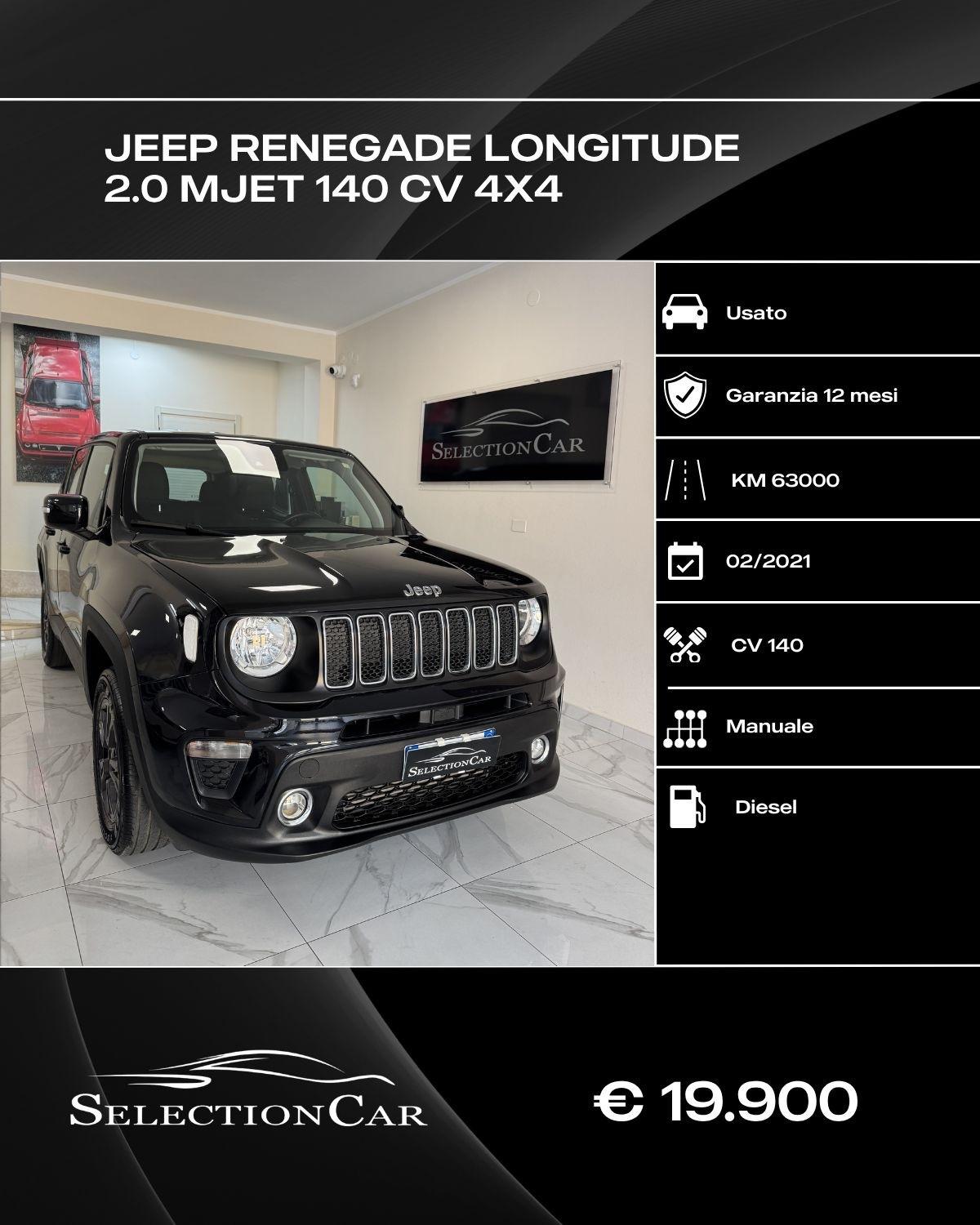 Jeep Renegade 2.0 Mjt 140CV 4WD Active Drive Low Limited