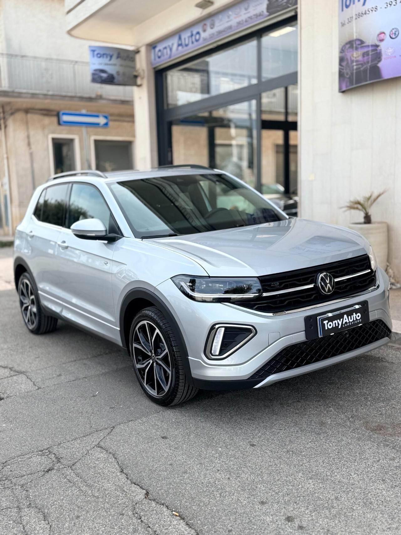 Volkswagen T-Cross 1.0 tsi R-Line edition Plus 115cv TELECAMERA,NAVI,APPLE CARPLAY,VIRTUAL COCKPIT, GARANZIA UFFICIALE