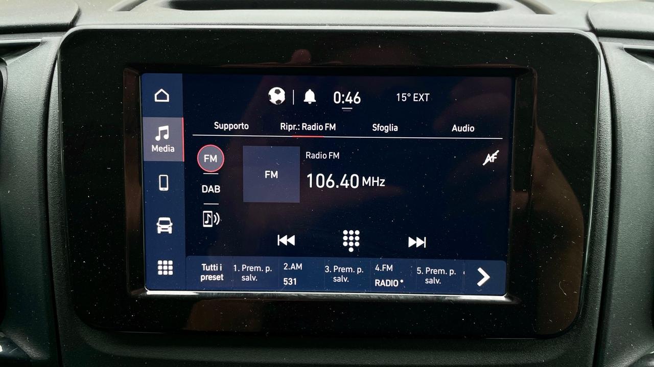 FIAT DUCATO 35 2.2 MJT PM-TM LAMIERATO 140CV - TELECAMERA POSTERIORE, CRUISE CONTROL, CARPLAY