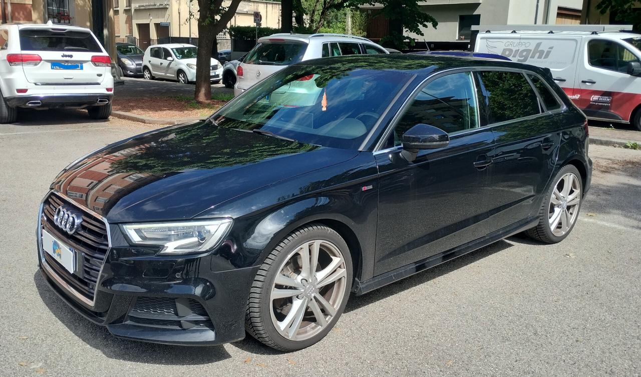 Audi A3 SPB 2.0 TDI 184 CV quattro S tronic S-Line