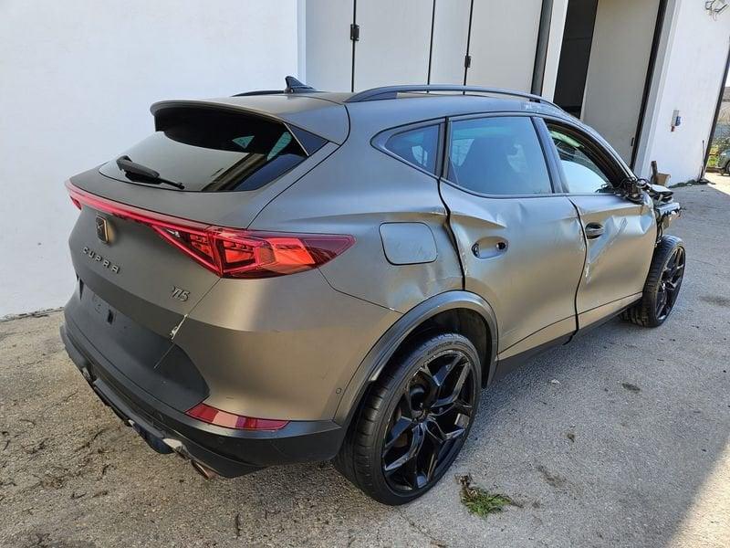 CUPRA Formentor 2.5 tsi VZ5 Bat 4drive 390cv dsg - START - INCIDENTATA