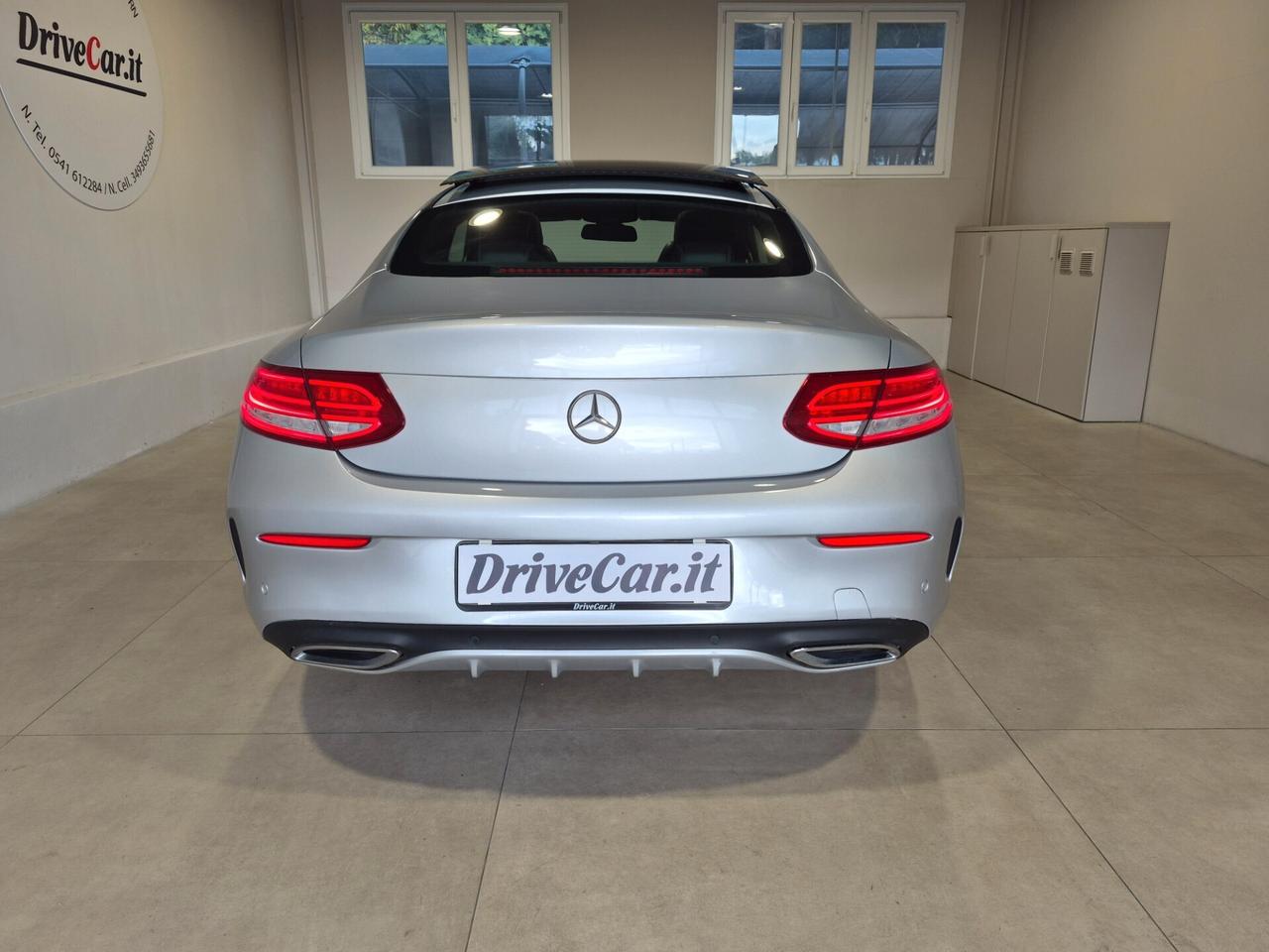 Mercedes-Benz C 250 D COUPE' AUTO PREMIUM AMG TETTO PANORAMICO APRIBILE LED NAVI RETROCAMERA *TUTTI I TAGLIANDI ESEGUITI IN MERCEDES*