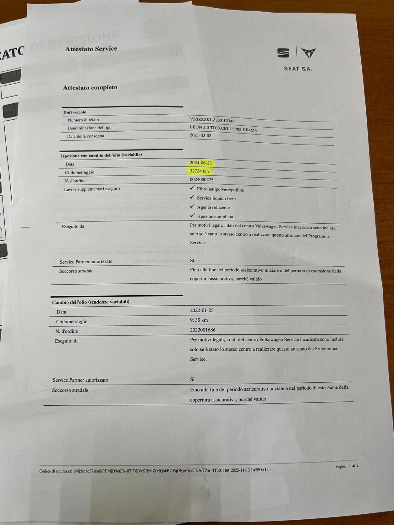 Seat Leon 2.0 TDI Xcellence**KM 52040**BERLINA