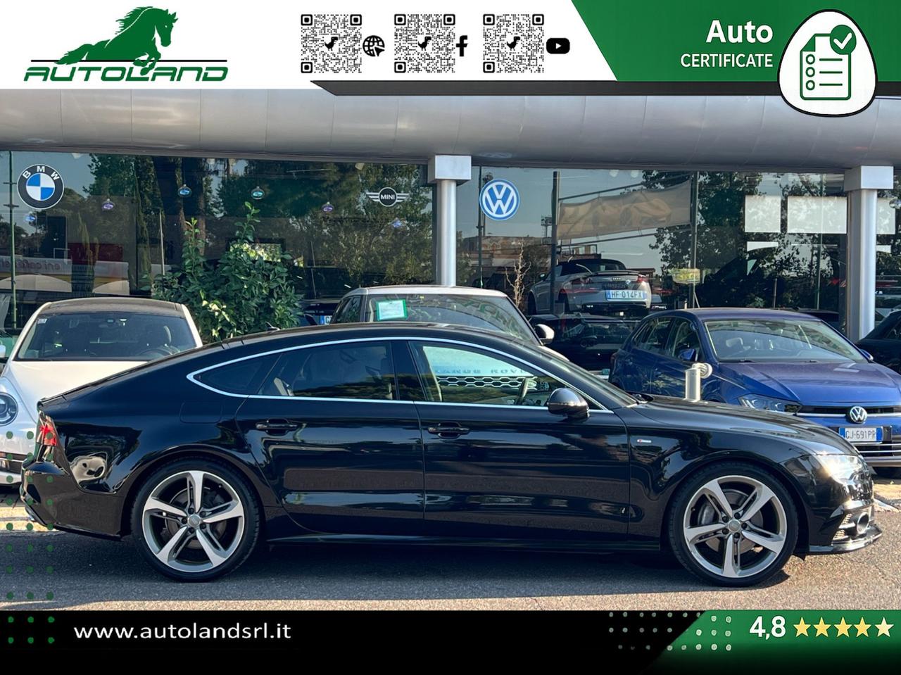 Audi A7 Sportback 3.0 tdi quattro 272cv S-Line ACC - 20" - Frecce Dinamiche