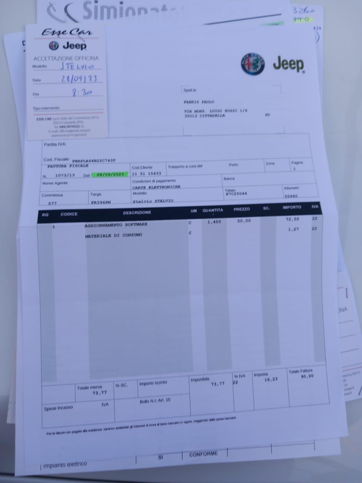 Alfa Romeo Stelvio 2.2 Turbodiesel 180 CV AT8 RWD Executive