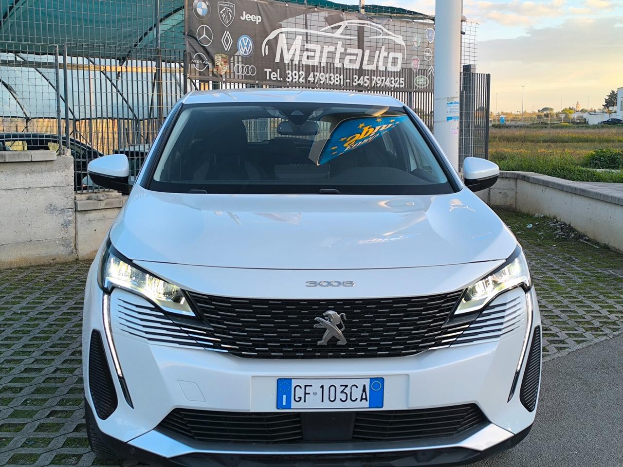 PEUGEOT 3008 EAT 1.5 HDI 130cv 03/2021 LED/NAVI/SENS.ANT/POST