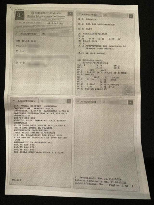 RENAULT Clio SCe 65 CV 5 porte Zen