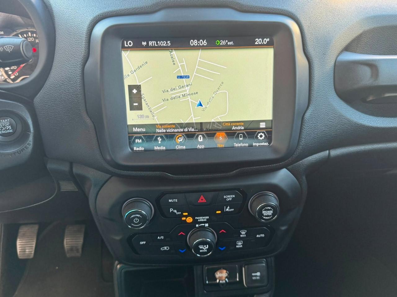 JEEP RENEGADE 1.6 MJ 120 CV LIMITED NAVI+CERCHI+RETROCAMERA