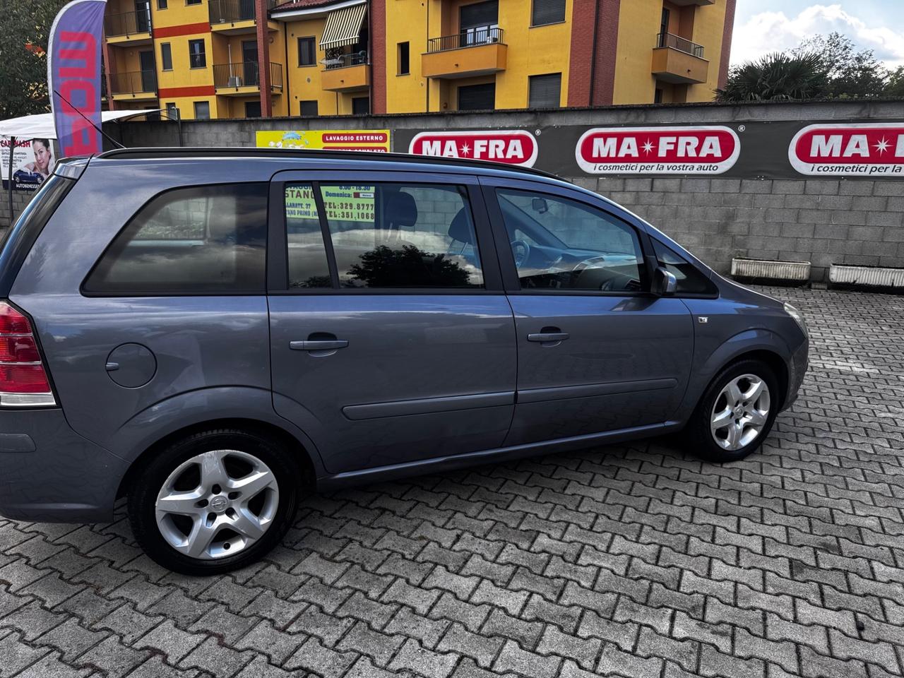 Opel Zafira 1.6 16V GPL gancio traino 7 posti