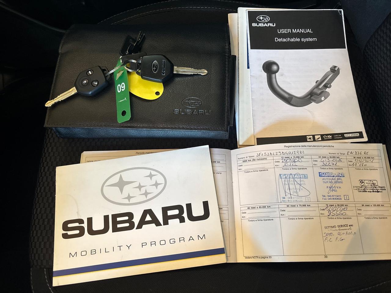 Subaru Forester 2.0D |BIANCO PERLA GANCIO TRAINO